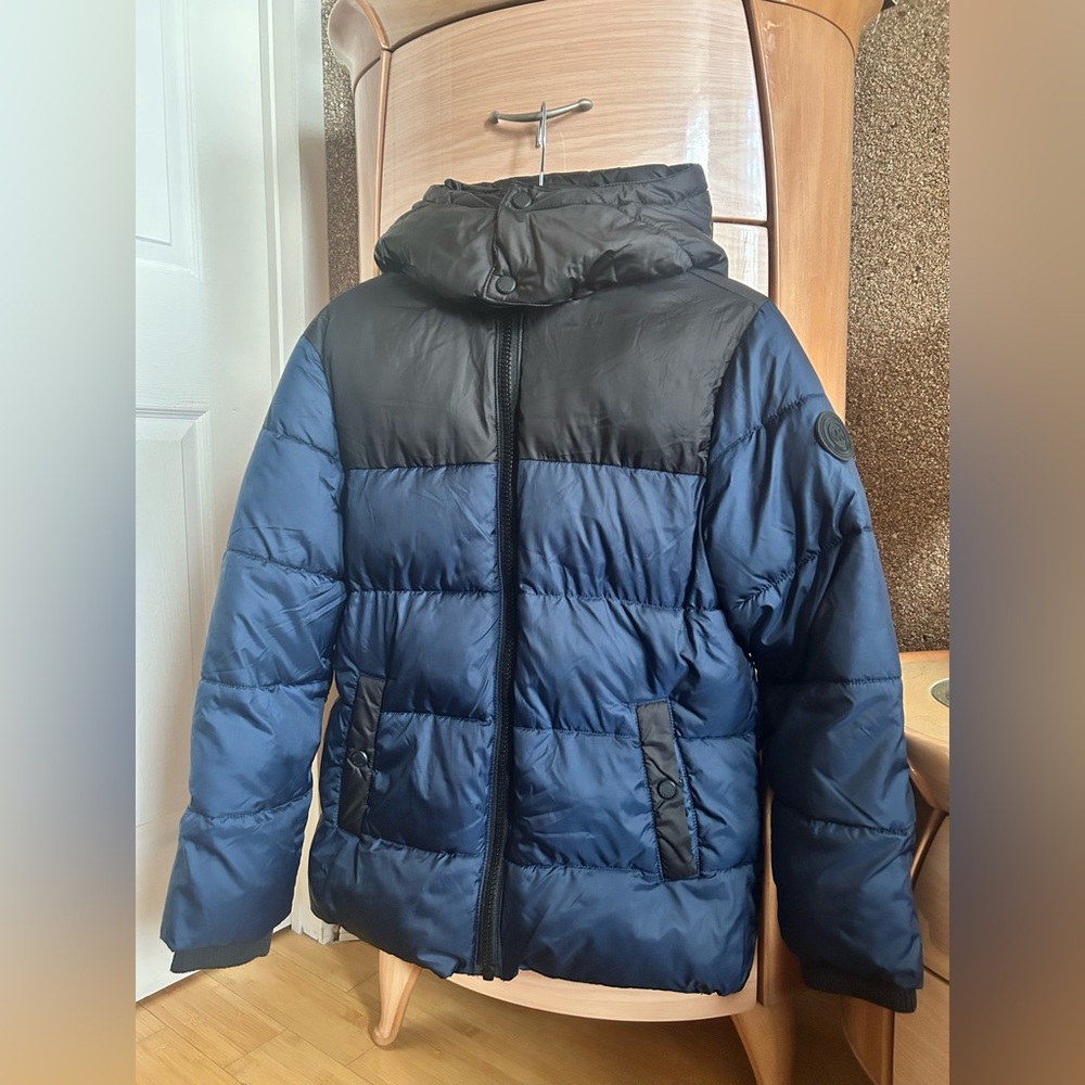 Michael Kors Kids Puffer Jacket - Navy and Black